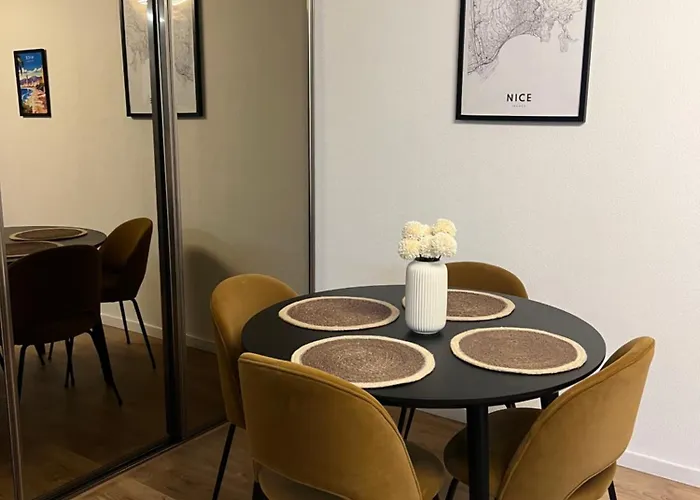 Appartement Olympie, Airport, Train And Tram Station Fully Equipped For 3 Peoples